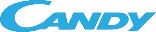 Candyn vaaleansininen logo