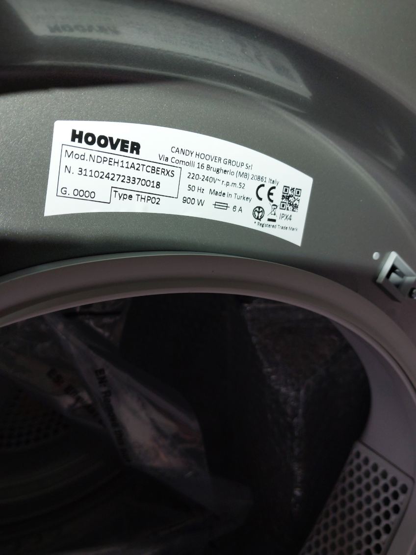 hoover pesukoneen sarjanumero