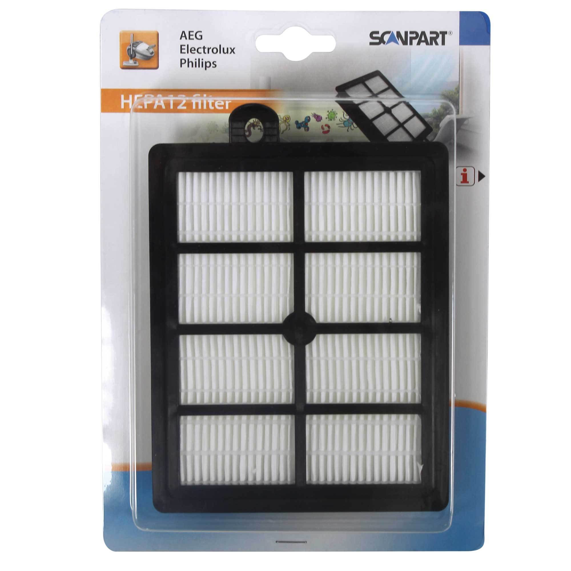 Scanpart HEPA -suodatin Electrolux/Philips/ AEG Imureille