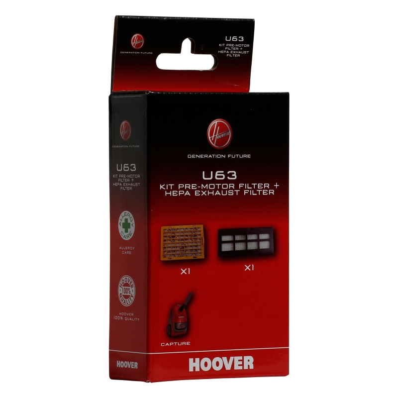 Hoover Suodatinpaketti U63 Capture-malleihin
