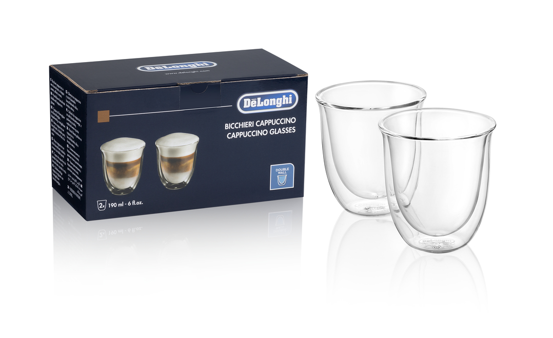 DeLonghi Cappuccino lasi 190 ml, 2 kpl 