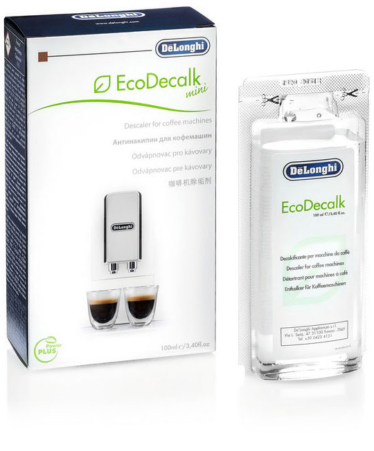 DeLonghi EcoDecalk 1x100ml kalkinpoistoaine, helppo, tehokas ja nopea.