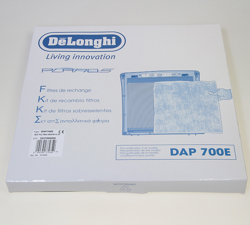 DeLonghi Hepa filtteri + aktiivihiili DAP700E, DAP700E EX.2
