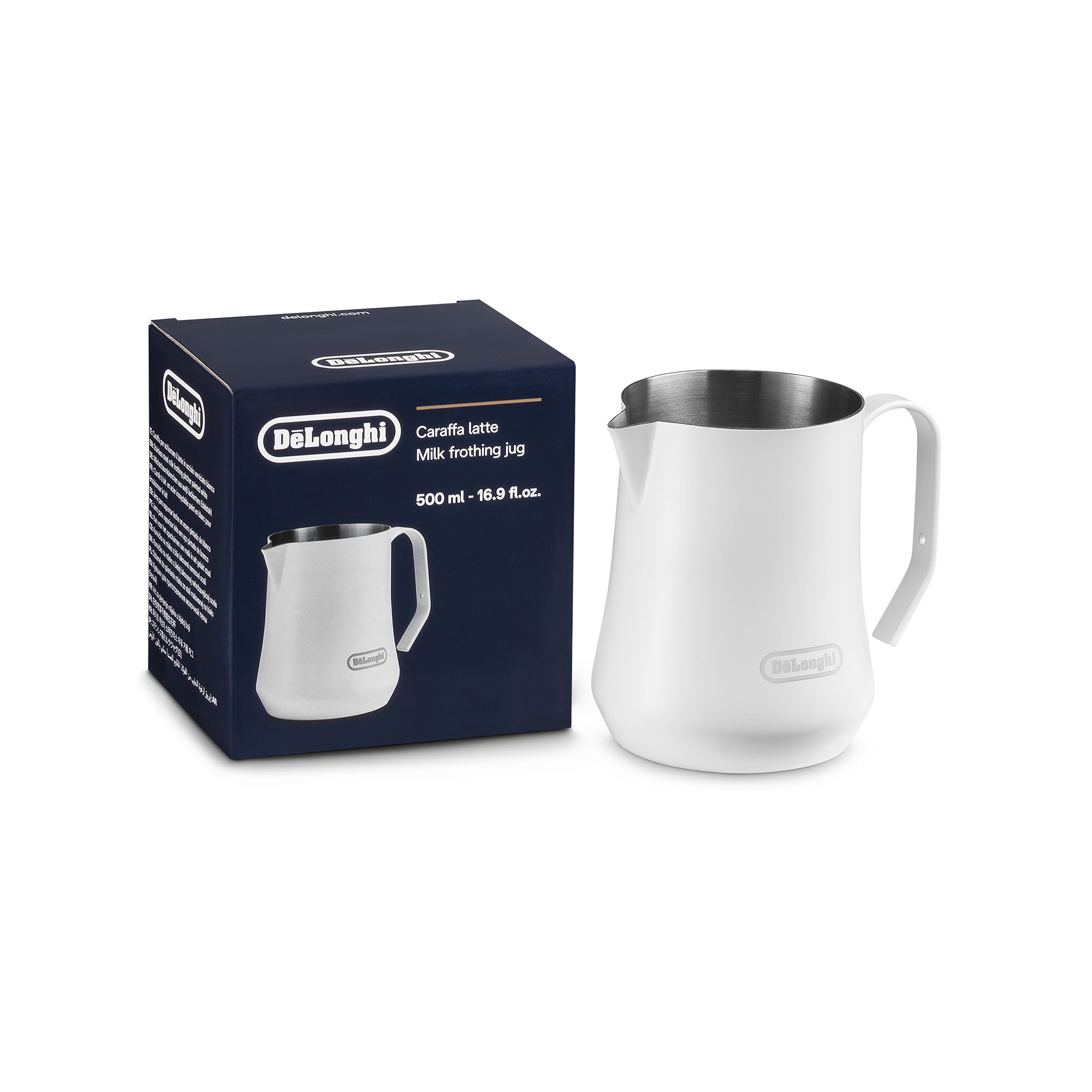 DeLonghi Maidonvaahdotin kannu, 500ml, valk. 